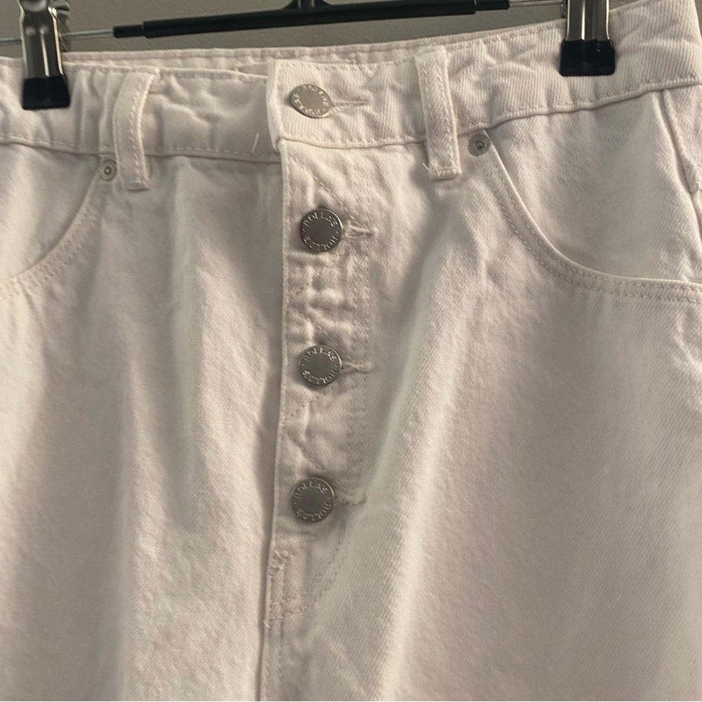Old Mate White High Rise Wide-Leg Jeans ROLLA - Picture 4 of 8